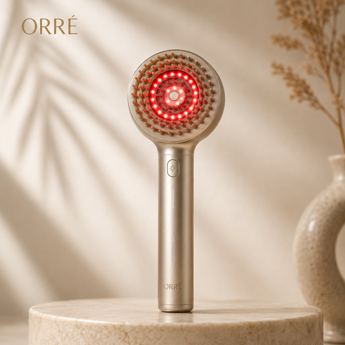Red light scalp massager for hair growth